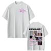 Singer Kenia Os Pink Aura Tour Album Merch Graphic T Shirt Unisex Women Retro Aesthetic TShirts Casual Oversized Short Sleeve Tees