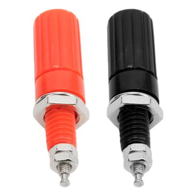 Banana Plug Connector 4mm Banana Jack Socket M3 Thread Plug Resistant Flexible for Electronic Equipment for Circuit