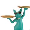 Statue Ornament Sculptures, Desktop Decorations Fruit Tray Gift Desk Storage for Home, Living Room,