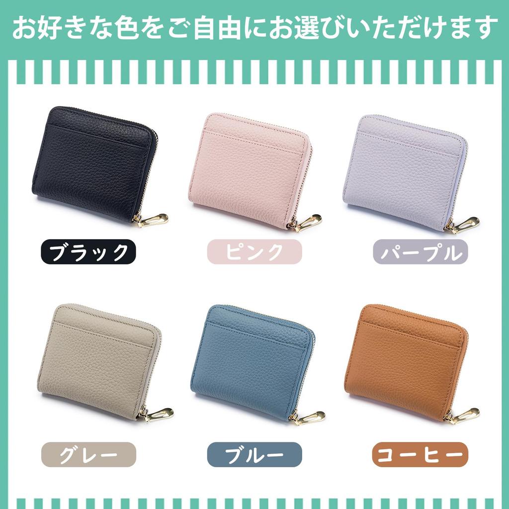 Echtes Leder Bifold Geldbörse für Damen, Kleines Reisepassetui, Kompakte Mini-Geldbörse, Ultraleicht, Niedlich, mit Münzfach (Rosa)