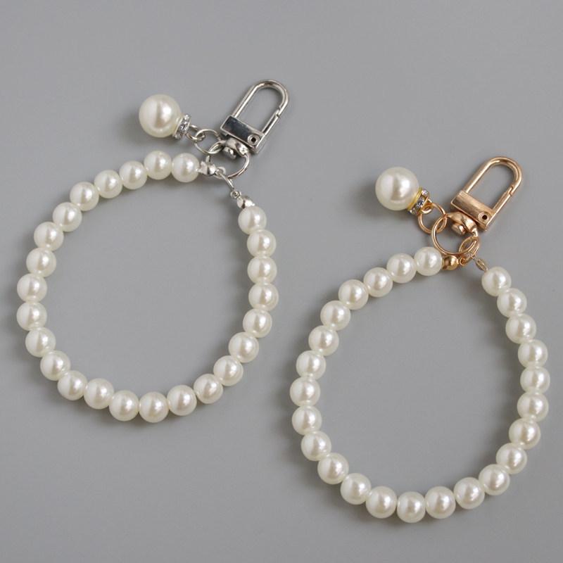 Korean Pearl Bow Knot Keychain & Bracelet Charm