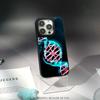 Classic Evil Umbrella cool pattern design Phone Case for iPhone 17 16 15 14 13 12 Pro Max Sheepskin Silver-edged protective case