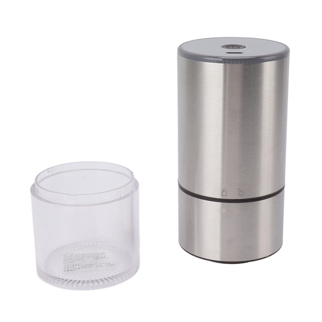 Electric Coffee Grinder Fine Coarse Automatic USB Charging Portable Cordless Bean Grinder 110ml
