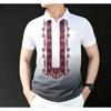 Summer Multi-color Print Polo Shirt Men's Outdoor Street Short Sleeve Tees Top Fashion Home Casual T-shirt Men's and Women's Polo Shirt