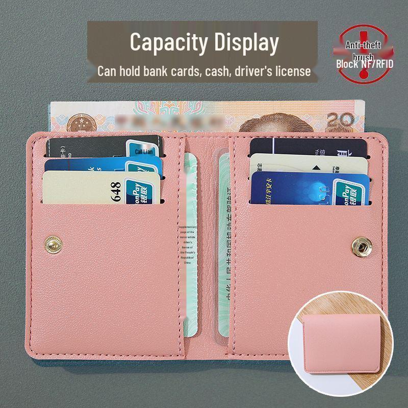 Ultra-thin Men's Compact Multi-card Mini Wallet with ID Card Holder and Multiple Slots