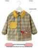 Autumn/Winter Waterproof Coveralls for Babies - Children's Crystal Velvet Stain-Resistant Plaid Bib Shirt & Outerwear