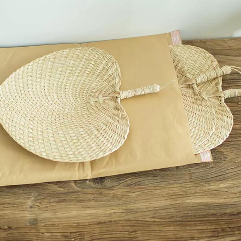 Traditional Handmade Woven Summer Fan, Banana Leaf Fan, Senior's Fan, Handmade Fan for Summer, Children's Fan