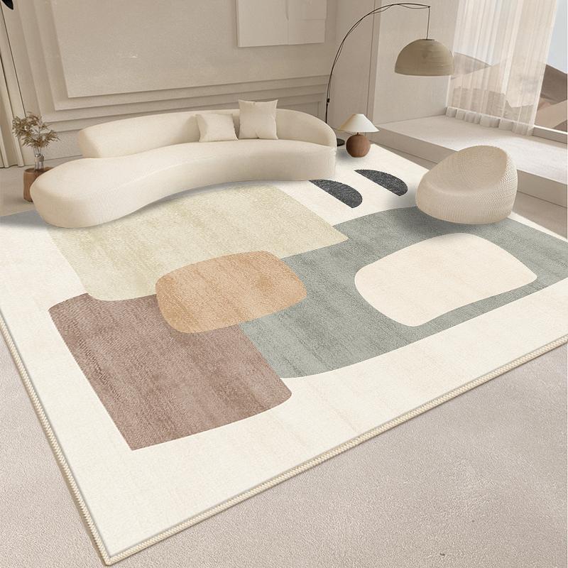 Modern Style Living Room Decoration Line Carpet Fluffy Soft Rugs for Bedroom Abstract Design Plush Rug Home Thickened Floor Mat