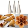 12pcs Conical Tubes Cream Molds Bread Moulds Stainless Steel  Croissants Cone Horn Spiral Roll Pastry Cake Baking Tool ZXH