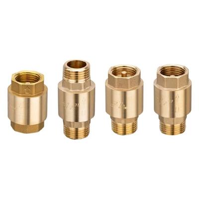 Leakproof Brass Not Return Valves Easy Connection Design Brass Check Valves For Various Pipe Installations