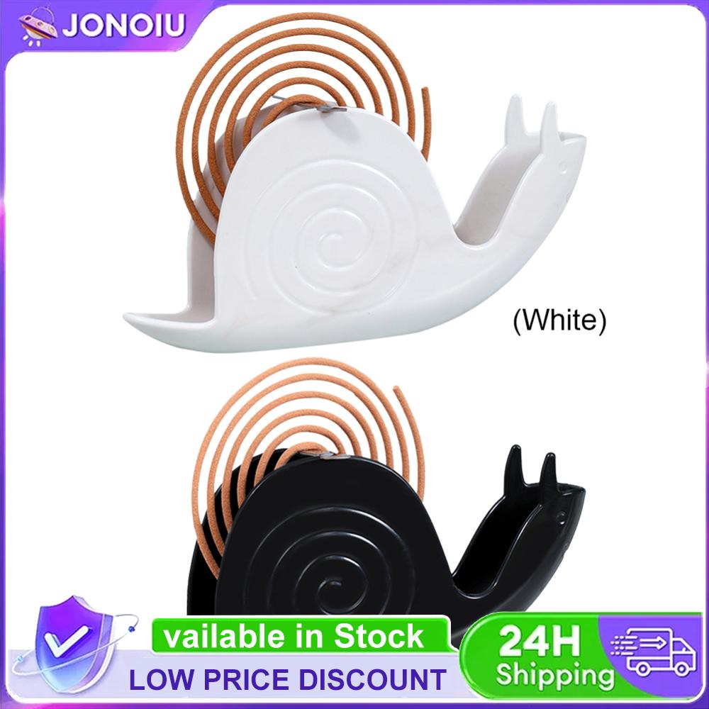 Snail Shape Incense Holder Fireproof Mosquito Coil Burner Household Mosquito Coil Holder for Home Bedroom Decoration