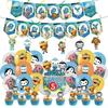 Colorful Octonauts Birthday Party Decoration Set With Spiraling Banners And Balloons