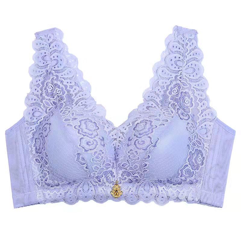 Новый бюстгальтер с вышивкой, взрывное нижнее белье в стиле жилета, женский кружевной бюстгальтер.