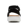 Clarks Two-Layer Cowhide Simple Comfortable Fashion Sandals Women sandals Black 261719484