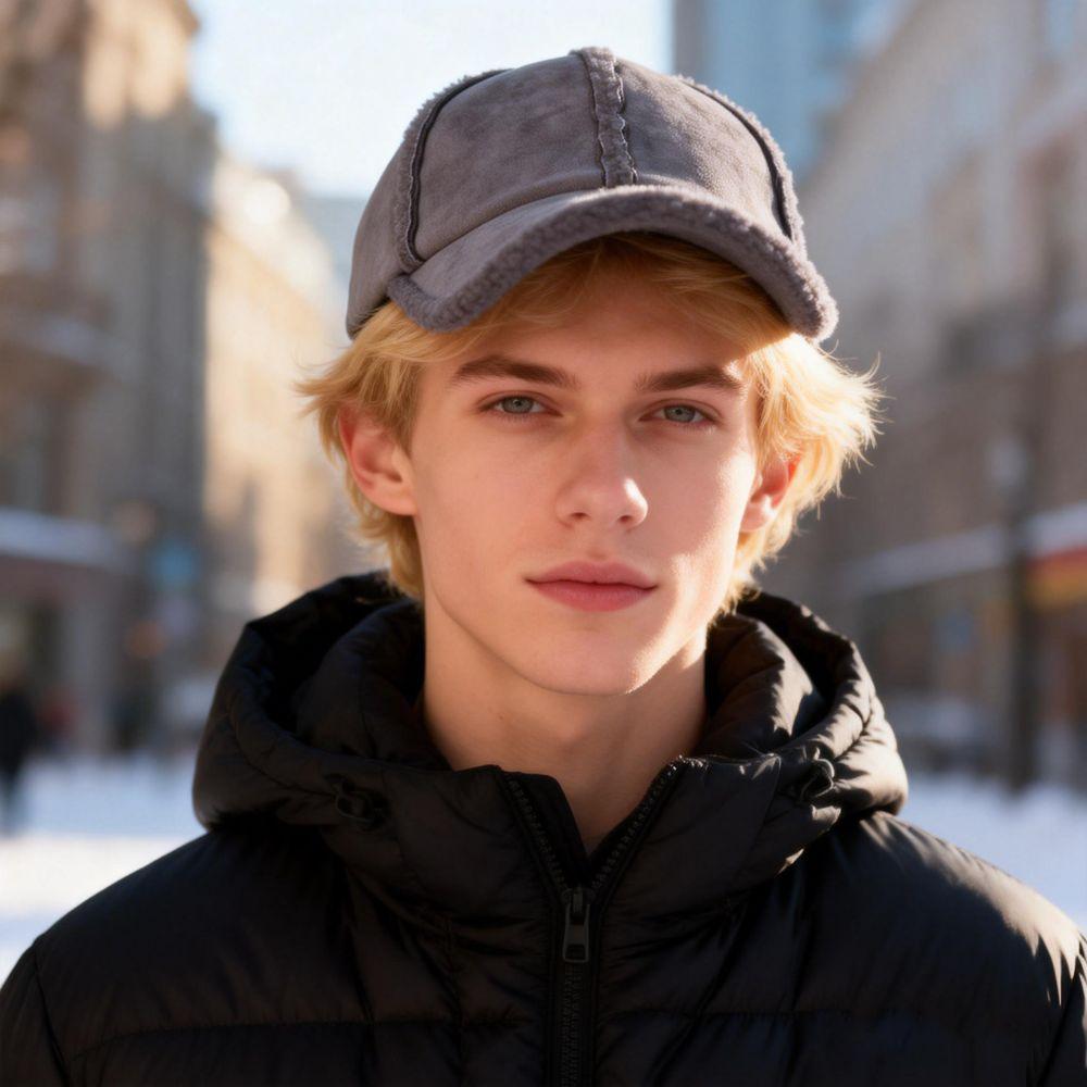 Windproof Lambswool Hats Solid Color Dad Hat Fashion Baseball Cap Winter Autumn