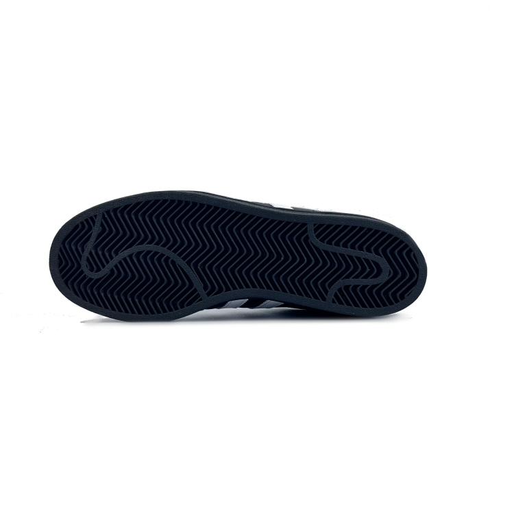 adidas Originals SUPERSTAR Slip Resistant Abrasion Resistant Low Top Skateboard Shoes Unisex Black EG4959(Team183-)