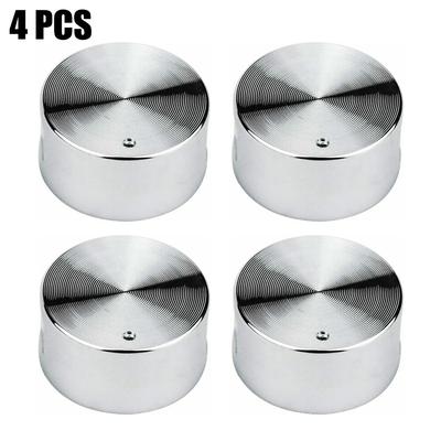 Πόμολα γκαζιού οικιακής χρήσης Σετ Φούρνων Ασημί