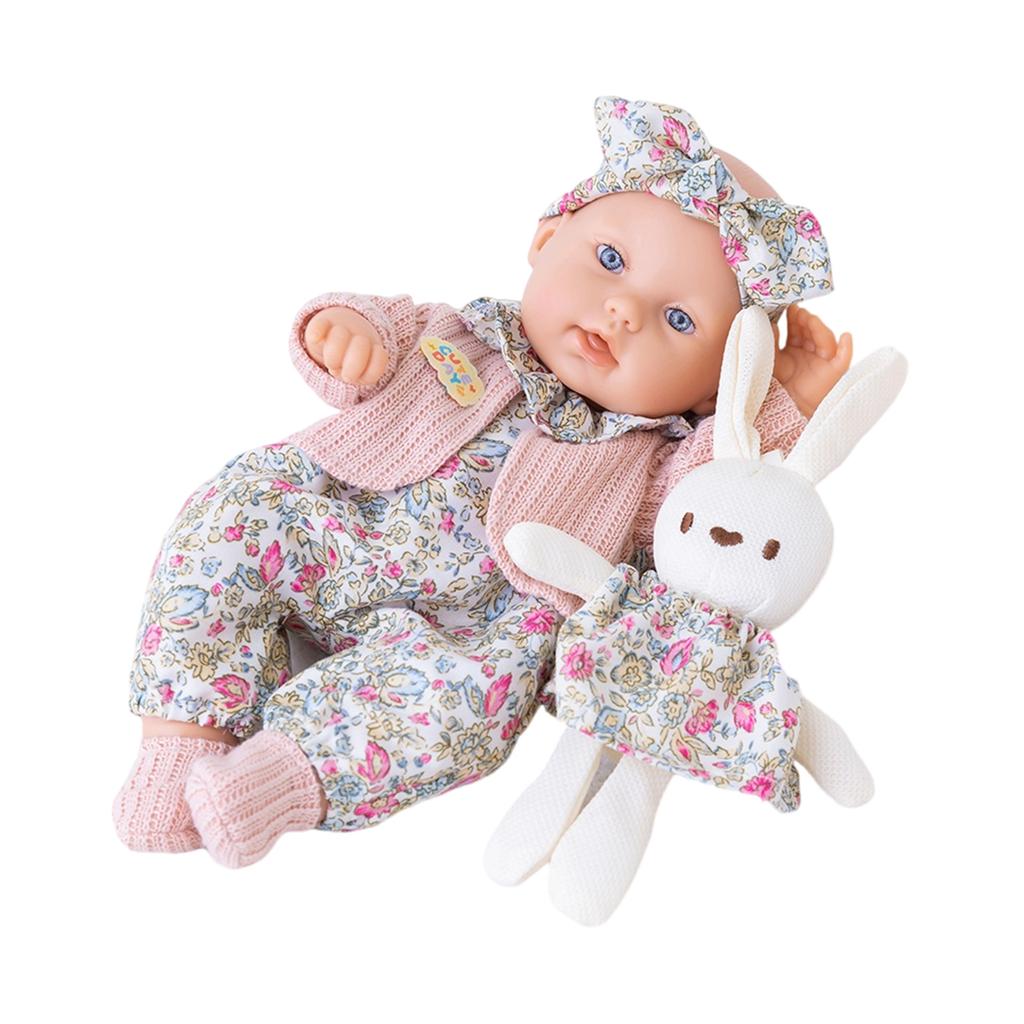 12in Baby Dolls Reborns Doll Nurturing Doll Realistic Handmade Full Body Vinyl Reborn Toy Popular Parenting Game Gift