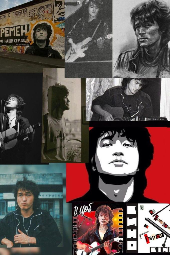 Metall Wandkunst Retro Rockband Viktor Zoi KINO Dekor