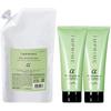 Napline Prime Silky Smooth Alpha Shampoo 700ml Refill + Treatment 200g X Set Of 2