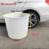 ZISIZ Thickened Food-Grade Plastic Round Bucket