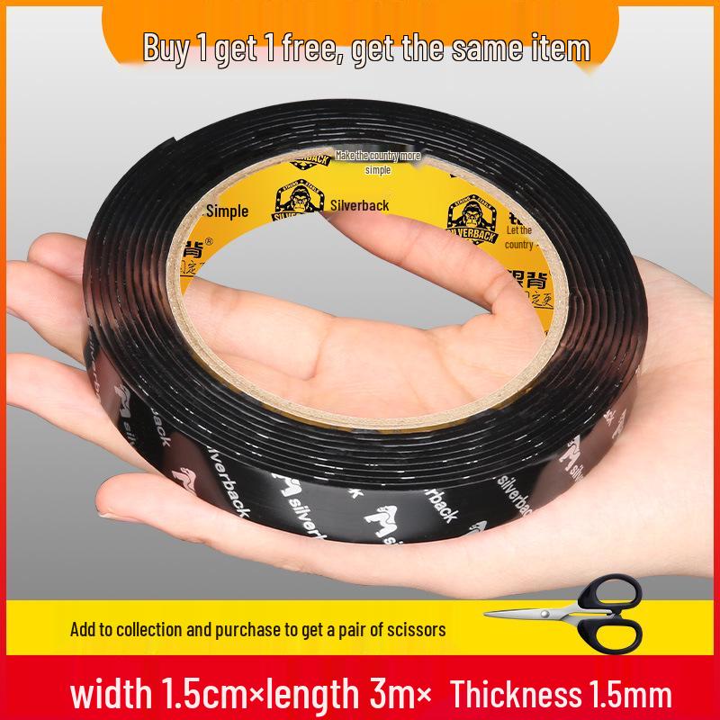 High-Viscosity Nano Double-Sided Traceless Adhesive Tape - Transparent, No-Trace, Ideal for Car, Glass, and Wall Applications