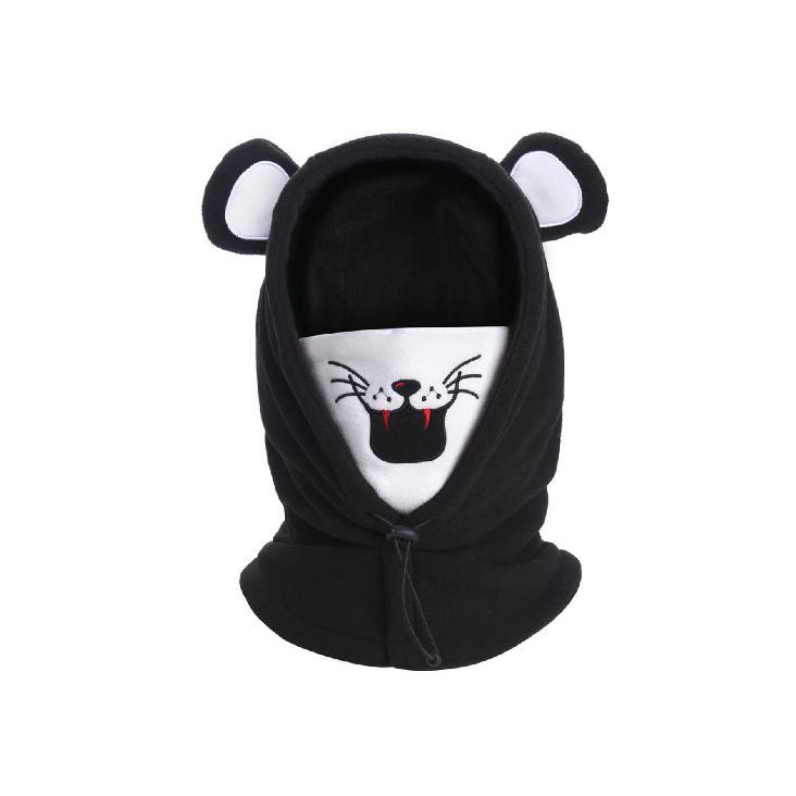 Kinder Winter Warme Radmütze Sturmhaube Mütze Pullover Mütze Verdickte Fleece Kältefeste Mütze