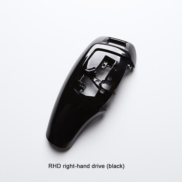 Auto LHD RHD Gear Shift Cover For BMW F10 F30 Head Knob Shifter Lever Interior Accessories Genuine Carbon Fiber 6 Colors