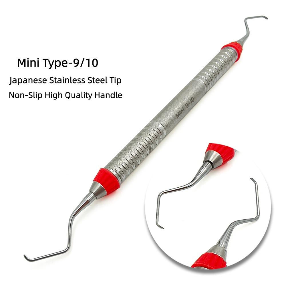 Mini 440C Material Hohe Qualität Dental Gracey Küretten Parodontaler Scaler Edelstahl Parodontale Knochenküretten Perio Dentales Instrument