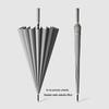Nanjiao Auto-Open Fiberglass 24-Rib Straight Umbrella