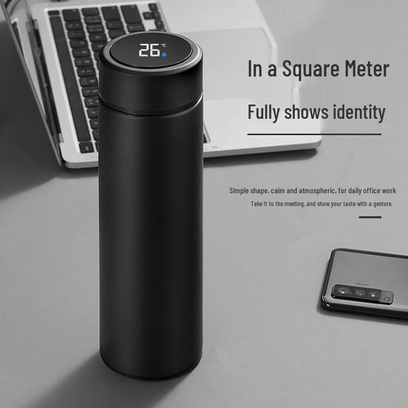 Deouxingguang 316L Stainless Steel Temperature Display Thermos Cup