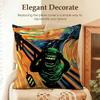 Edvard Munch The Scream Funny Cushion Cover Natural Linen Organic Fabric DoubleSided Printing Sofa Home Decor Gift Pillow Case