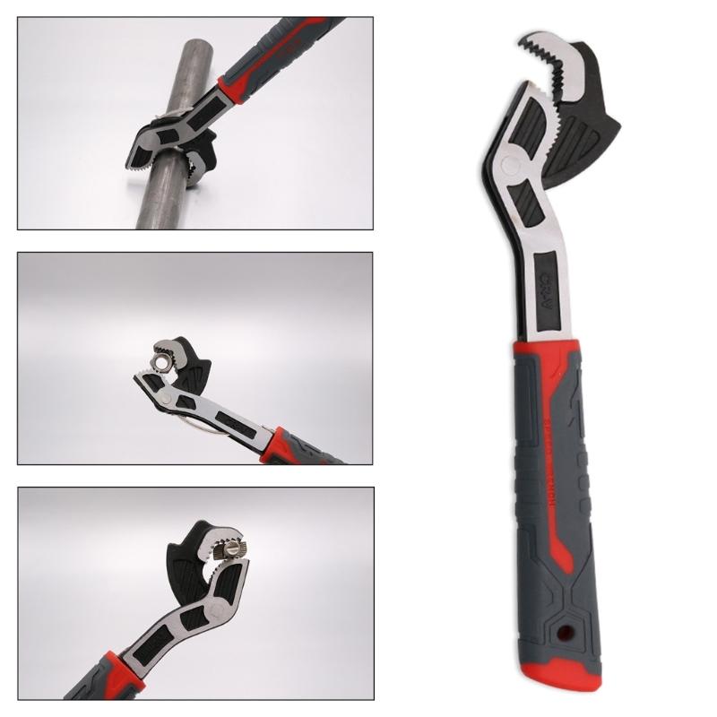 Quick Locking Auto Adjustable Spanner High Strength Alloy Steel Construction Ideal For Automotive Repair And Maintenance