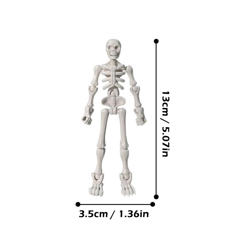 Halloween DIY Skeleton Halloween Party Plastic Skull Decoration For Home Garden Haunted House Props Kids Toy