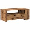 Coffee Table Reclaimed Wood 102 X 55 X 43.5 Cm Engineered Wood