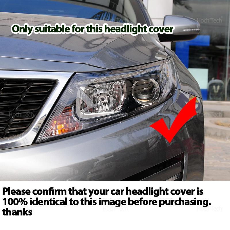 Car Auto Headlamp Cover Headlight Caps Lampshade Housing Lamp Shell Glass Lens for Kia K5 Optima TF 2014 2015 Accessories