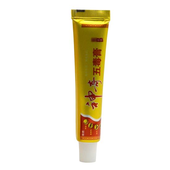 15g Five Poisons Ointment Ingredient Safety Herbal Extract Relief of Itching Dermatitis Eczematoid Eczema Ointment for Home Use