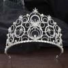 Blingbling Hair Hoop Girl Birthday Party Elegant Pageant Water Drop Crystal Girl King Costume Headwear