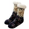 Christmas Women Cotton Socks Print Thicker Anti-slip Floor Socks Carpet Socks