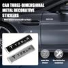 2 Stück Auto Logo 3D Metall Karosserie Kotflügel Seitenfenster Abzeichen Aufkleber Für Model 3 Model S Model X Coil Mod WYE K80 Roadster