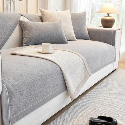 Luxuriöser Jacquard-Chenille-Sofabezug, universell einsetzbar, für alle Jahreszeiten, Sofabezug, rutschfeste Couch-Abdeckung, Möbelschutzmatte