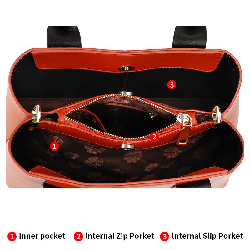 AIDRANI  New Large Capacity Shoulder Crossbody Bags Fashion Ladies Luxury Designer Handbags Genuine Leather Women's Bag Tote Bag