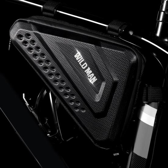 WILD MAN-ES19 Waterproof Hard Shell Front Tube Frame Bag for Road Bicycle