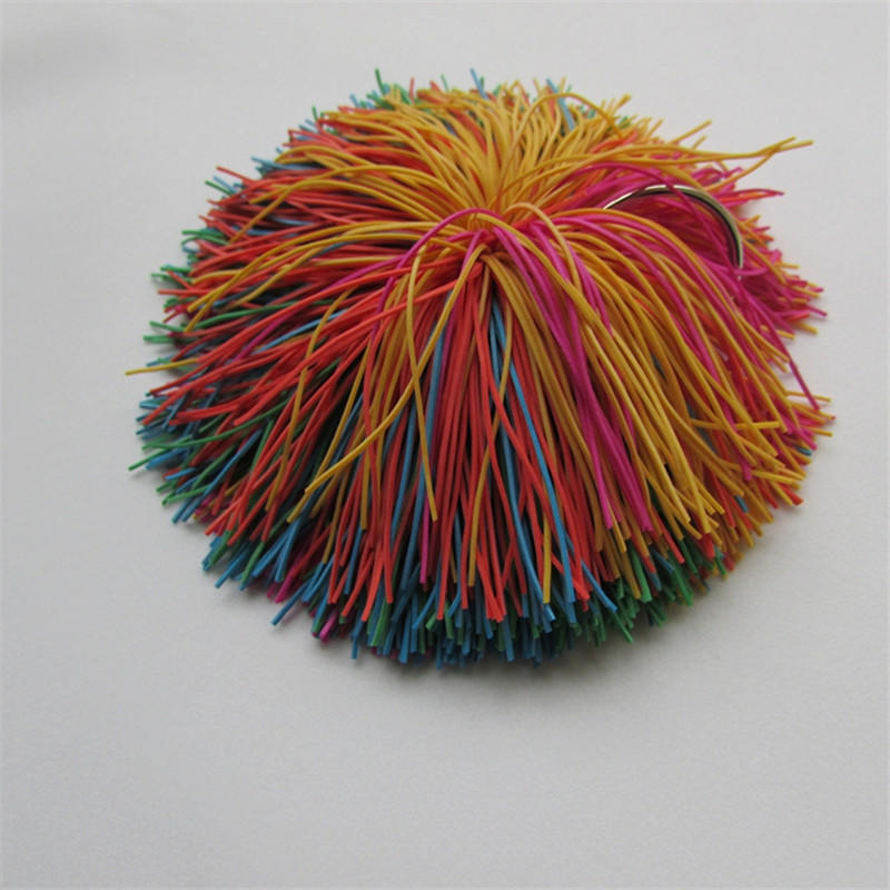 Anti-Stress Rainbow Sensory Baby Stretchy Wire Ball Stress Relief Kids Toy