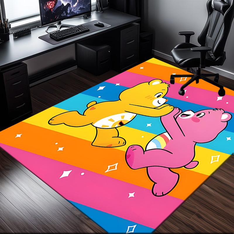 1PC Love Bears Rug for Livingroom,Bedroom, Palyroom, Chair Rug, Area Rug, Game Carpet, Large Size Rug Fan Christmas Gift