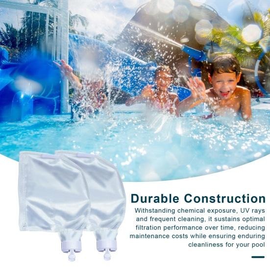 

2 шт. Фильтр-мешок для чистки бассейна для моделей Polaris Pool Cleaner 280/480. Высокоэффективная фильтрация с мелкой сеткой. Точные приспособления для ухода за бассейном. 2pcs