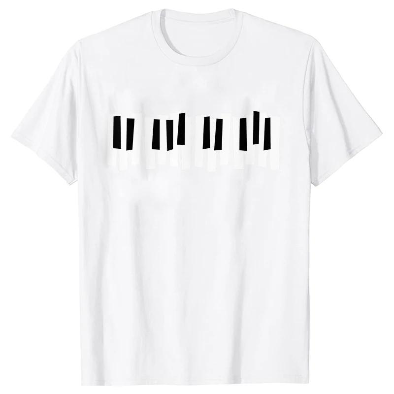 Make Music Graphic Print T-Shirt Women Girls Pianist Piano Teacher Tshirt Tops Female Summer Fashion Tee Shirt Femme Streetwear