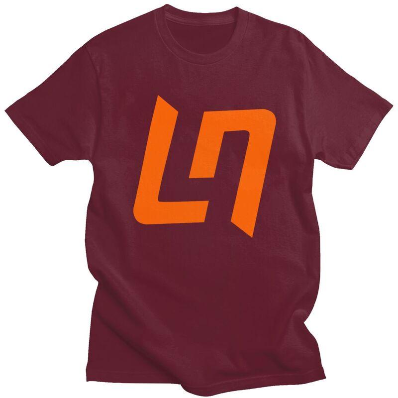 Custom Motorcycle Racing LLando Norris Logo Tshirt for Men Short Sleeve Casual Tshirts Slim Fit Pure Cotton Tees Gift Idea