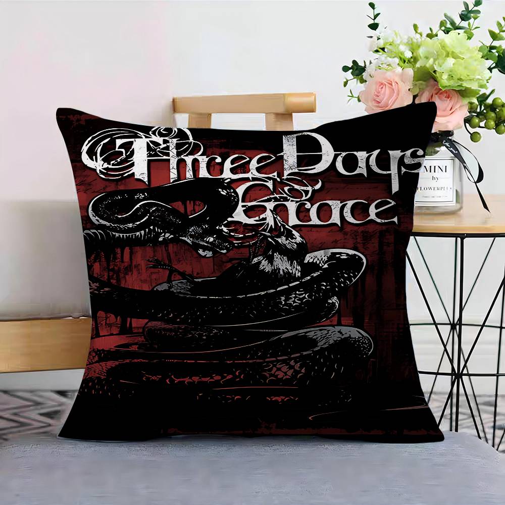 Band T-Three D-days Grace Cushion Cover Decorative Pillow Sofa Home Decor Case Pillow Cases