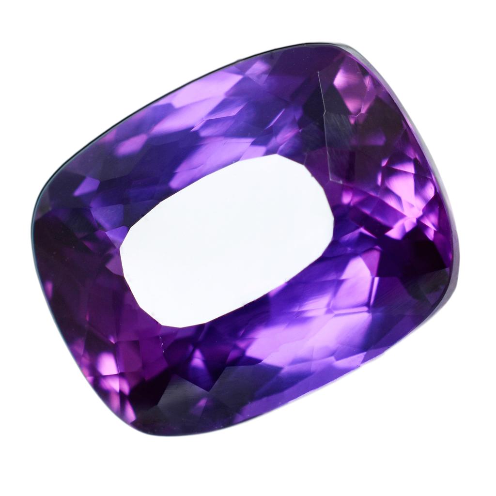 Rare CERTIFIED 15.40 Ct Purple Tanzanite Cushion Cut Natural Loose Gemstone
